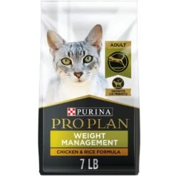 Cat Food And Treats Shop -Cat Food And Treats Shop purina pro plan adult weight management chicken rice formula dry cat food 7 lb bag 90