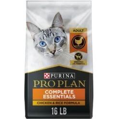 Cat Food And Treats Shop -Cat Food And Treats Shop purina pro plan chicken and rice formula with probiotics high protein cat food 16 lb bag 87