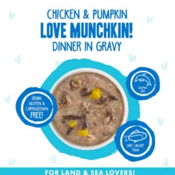 Weruva BFF OMG Love Munchkin! Chicken & Pumpkin Dinner In Gravy Grain-Free Canned Cat Food, 5.5-oz, Case Of 8 -Cat Food And Treats Shop weruva bff omg love munchkin chicken pumpkin dinner in gravy wet cat food 8x5 5oz 119