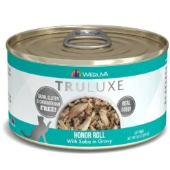 Cat Food And Treats Shop -Cat Food And Treats Shop weruva truluxe honor roll with saba in gravy grain free canned cat food 3 oz case of 24 94