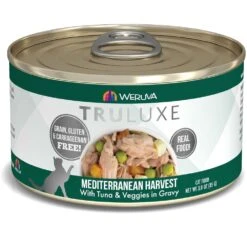 Cat Food And Treats Shop -Cat Food And Treats Shop weruva truluxe mediterranean harvest with tuna veggies in gravy grain free canned cat food 3 oz case of 24 125